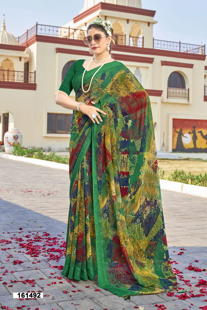 Nityansha Vol 5 By Vallabhi Georgette Printed Sarees Wholesale In India